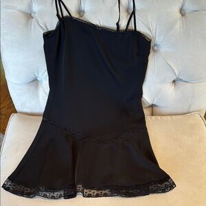 Wilfred Black Lace Slip Dress in xs